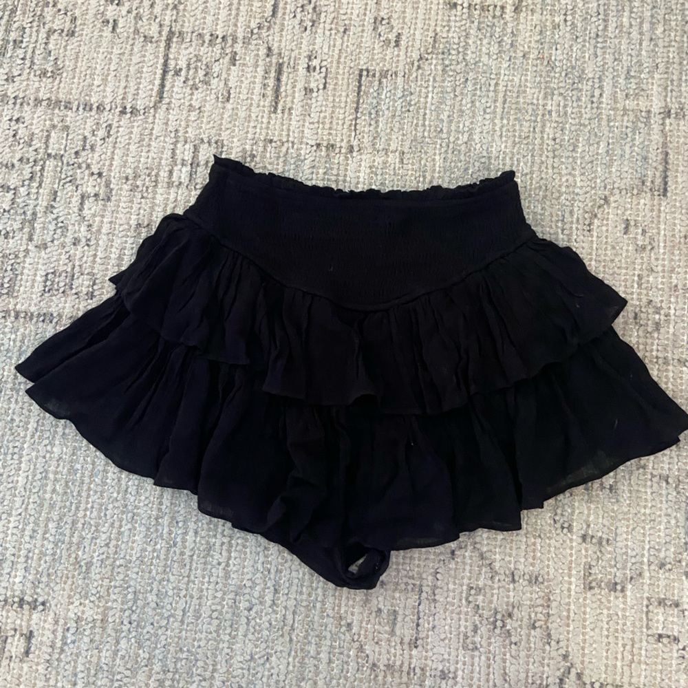Black rock and rags skirt